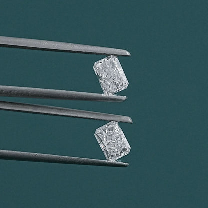 Matching Pair Radiant Cut Lab Loose Diamond