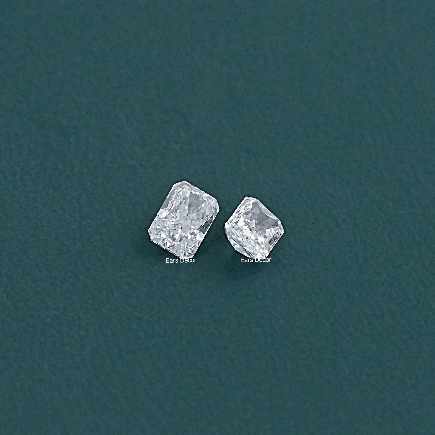 Matching Pair Radiant Cut Lab Loose Diamond