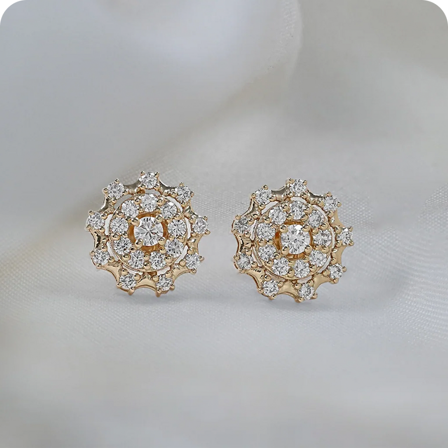 LAB DIAMOND STUDS