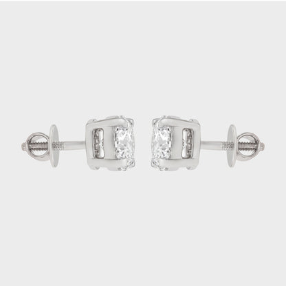 2.00 TCW Round Moissanite Stud Earrings