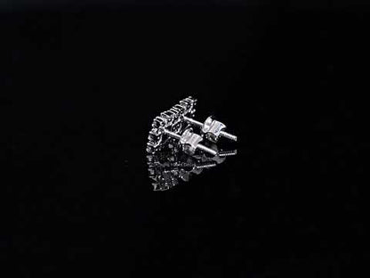 Round Cut Natural Diamond Dainty Earrings
