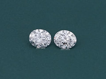 Oval Cut Lab Diamond Matching Pair