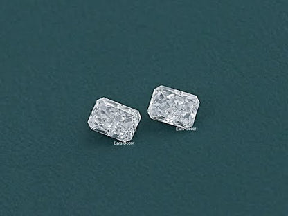 Matching Pair Radiant Cut Lab Loose Diamond